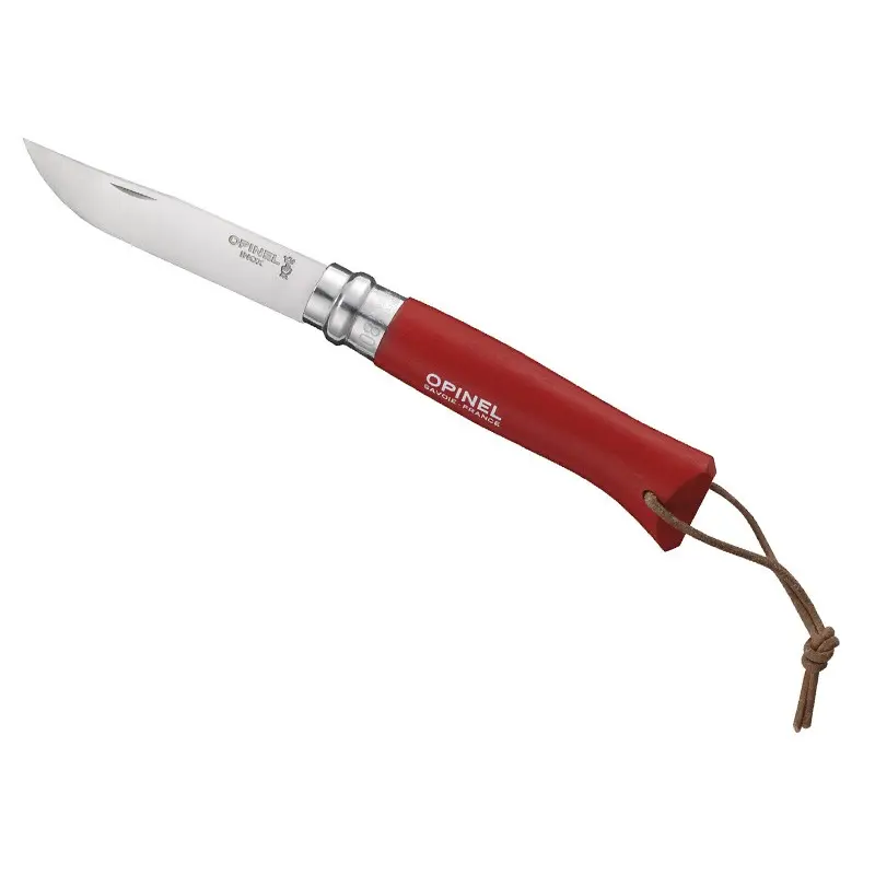 1705 OPINEL COLTELLO 8 VRI ROSSO + BAROUDEUR LINK