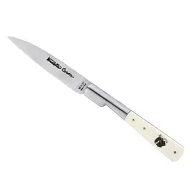 Couteau LE FIDELE Vendetta Corsa Os Blanc 12,5cm Inox 1839