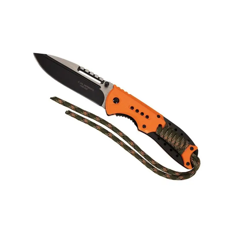 564712 HERBERTZ MES ABS ORANJE 12CM ROESTVRIJ STAAL 564712