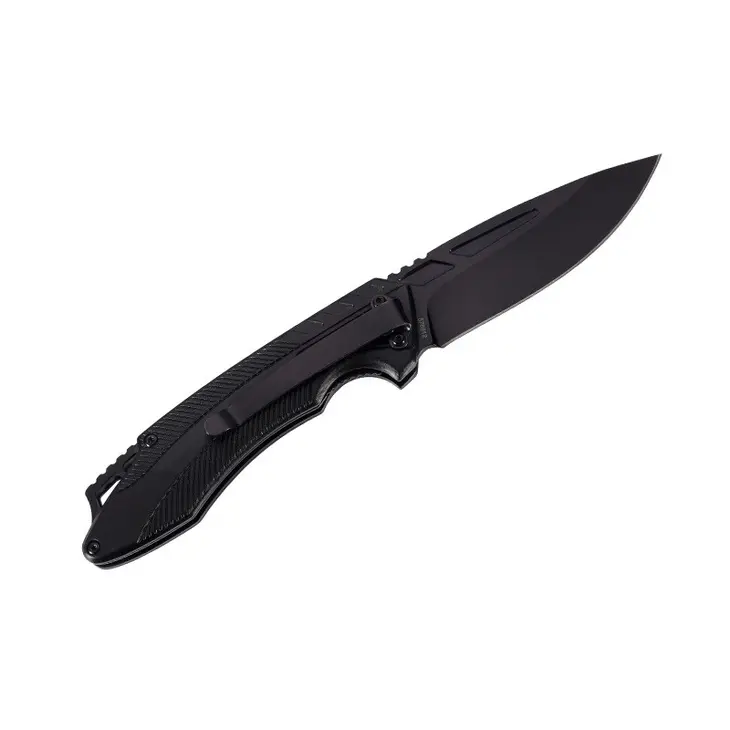 Canivete HERBERTZ Alu Rouge/Noir 12cm Inox 576812