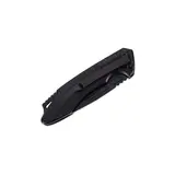 576812 HERBERTZ MES ALU ROOD/ZWART 12CM ROESTVRIJ STAAL 576812