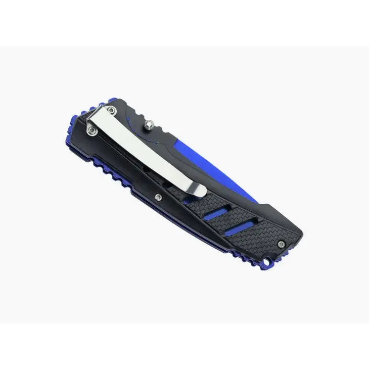 Canivete HERBERTZ Abs Noir/Bleu 12cm Inox 577512