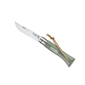 Canivete OPINEL 6 Vri Vert Sauge + cordão Baroudeur 92203