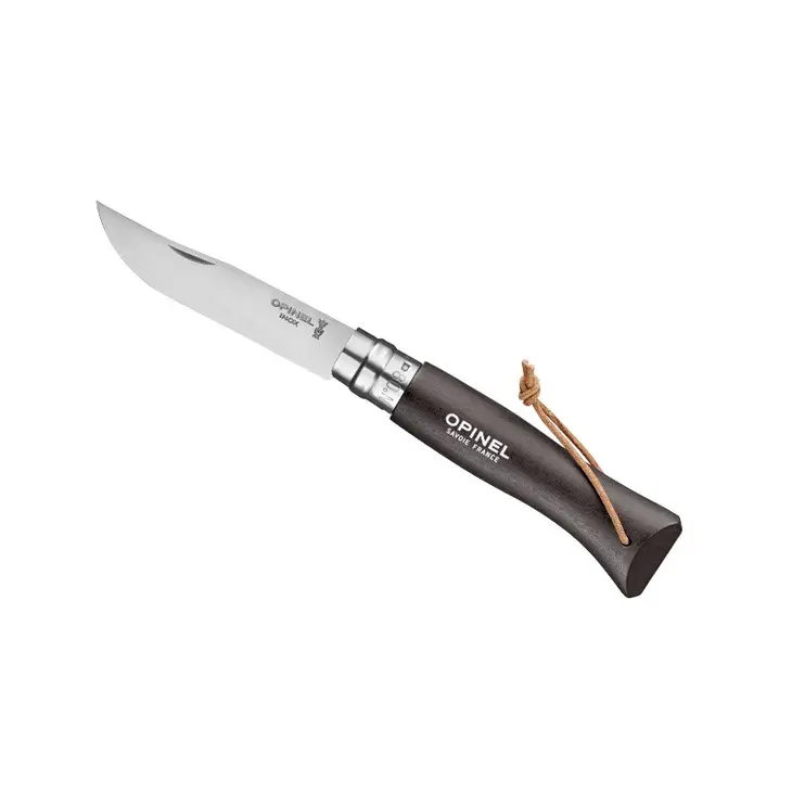 92211 OPINEL COLTELLO 8 VRI NERO MARRONE + LINK BAROUDEUR