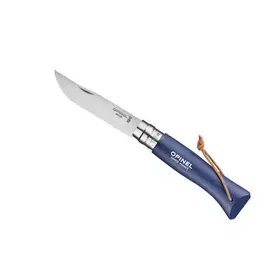 92212 Couteau OPINEL 8 Vri Bleu Fonce + Lien Baroudeur