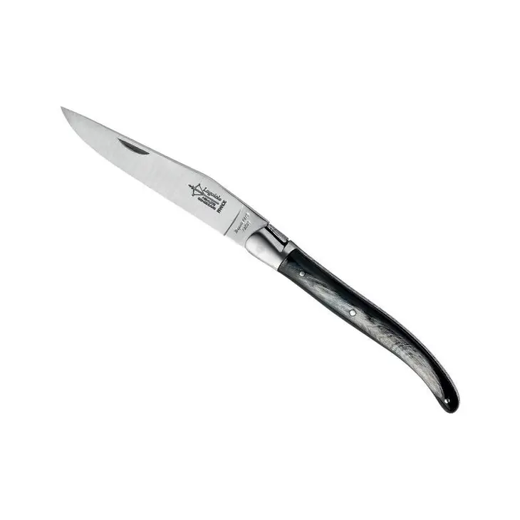 ANT.6 LAGUIOLE MESSER ANTAN HORN MITRE EDELSTAHL MATT 12CM – G. DAVID