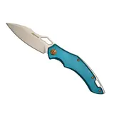 FE.030 FOX EDGE SPARROW COLTELLO ALLUMINIO BLU/ BRONZO FE.030