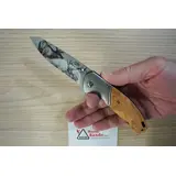 HE.55009 COLTELLO HERBERTZ LEGNO D'ULIVO 11,5CM ACCIAIO INOX DESIGN CERVO HE.55009