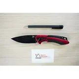 576812 HERBERTZ MES ALU ROOD/ZWART 12CM ROESTVRIJ STAAL 576812