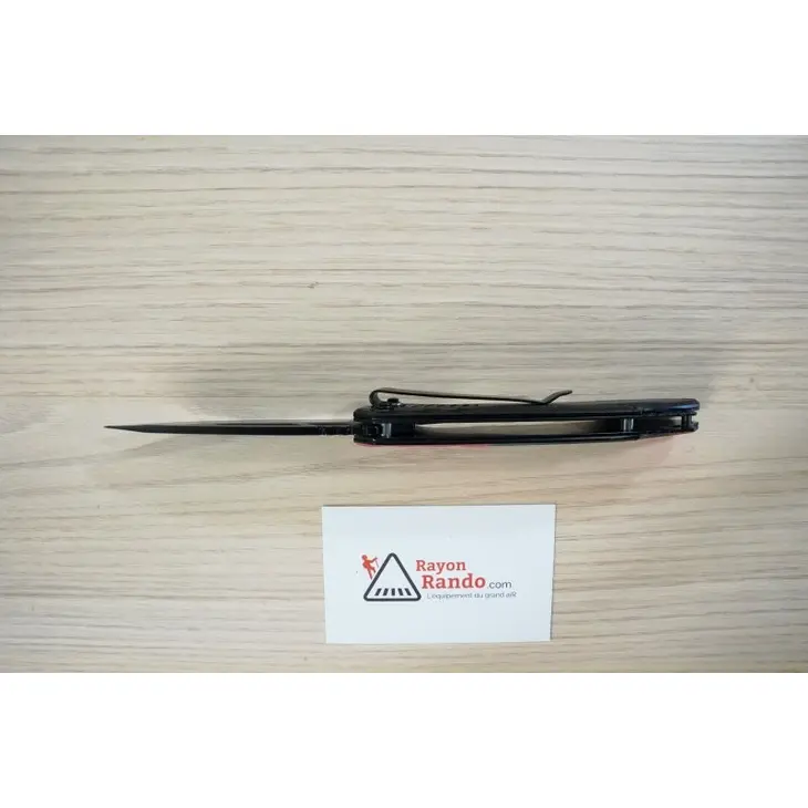 Canivete HERBERTZ Alu Rouge/Noir 12cm Inox 576812