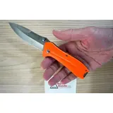 210312 HERBERTZ MES ABS ORANJE 11CM ROESTVRIJ STAAL