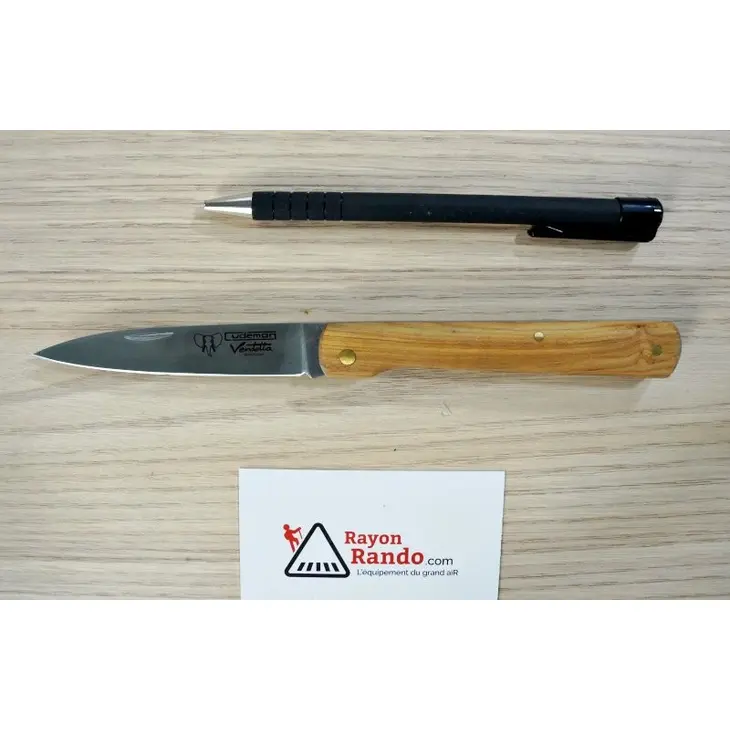 Canivete CUDEMAN Plein Manche Olivier 11cm 4081