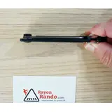 BF.81 MESSER BLACK FOX ZYTEL SCHWARZ HALBVERZAHNT MIT KARABINER BF.81