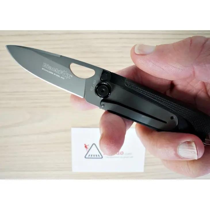 Canivete BLACK FOX Zytel Noir A Mousqueton BF.80