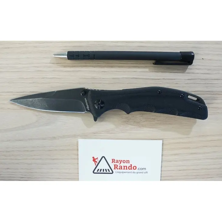 Canivete FOX EDGE Mandatory Fun G10 Noir Blackwash FE.024