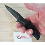 Couteau FOX EDGE Mandatory Fun G10 Noir Blackwash FE.024