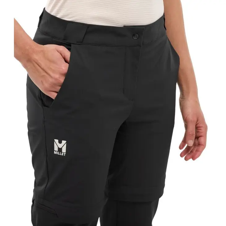 Dames wandelbroek Ubic Stretch zip off Pt W – Millet
