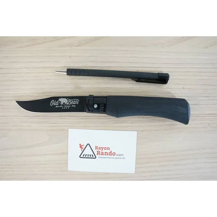 Canivete OLD BEAR Total Black Virole Noire Taille L 311.L