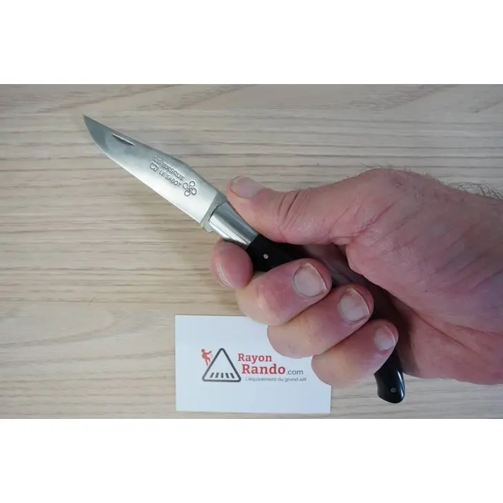 Canivete AU SABOT Le Basque Ebene Avec Medaillon 11cm 321225