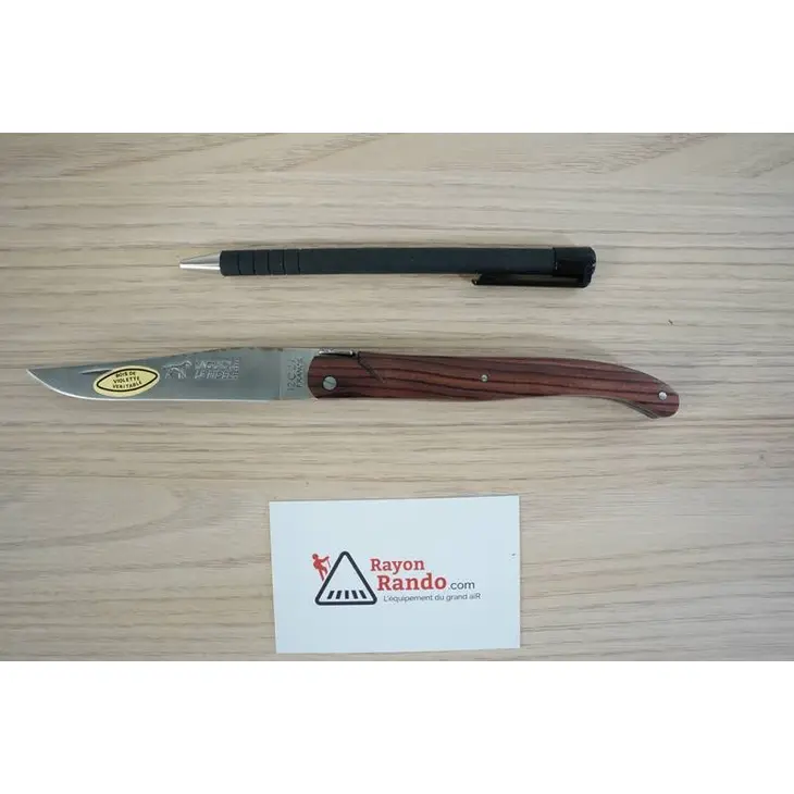 Canivete LAGUIOLE LE FIDELE Plein Manche Bois Violette 12cm Inox 2834