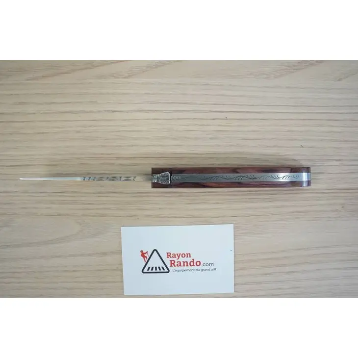 Canivete LAGUIOLE LE FIDELE Plein Manche Bois Violette 12cm Inox 2834