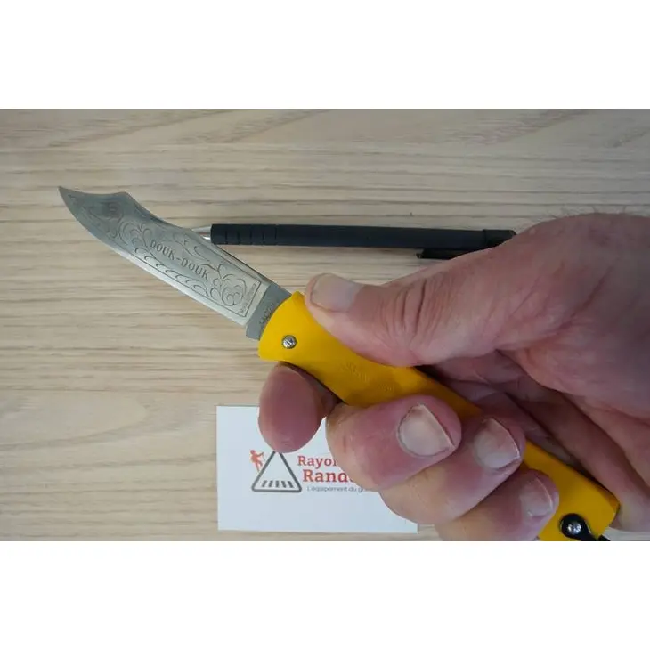 Canivete DOUK-DOUK Jaune 11cm Inox 1815.J