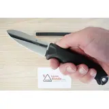 Venture mes met vast lemmet Zwart – Victorinox