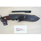 Bushcraft-Messer Corzo CR25 Holz rot – Joker