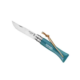 Canivete OPINEL 6 Vri Turqoise + cordão Baroudeur 92200