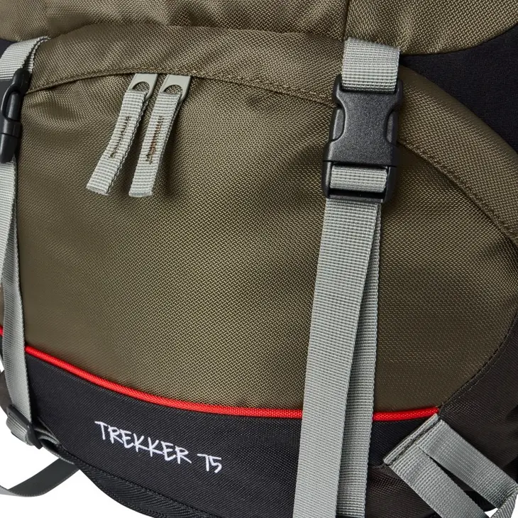 Mochila Trekker 75 – Wilsa – CINZENTO-ESCURO