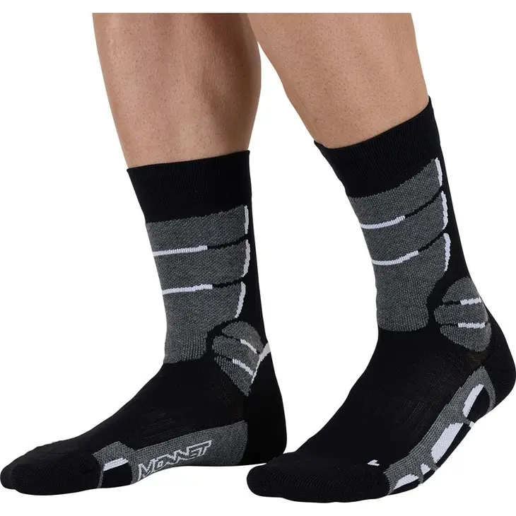 Chaussettes de randonnée Trek Expert – Monnet – NOIR