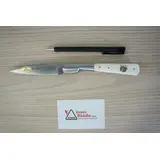 1839 LE FIDELE VENDETTA CORSA COLTELLO BIANCO OSSO 12,5CM ACCIAIO INOX