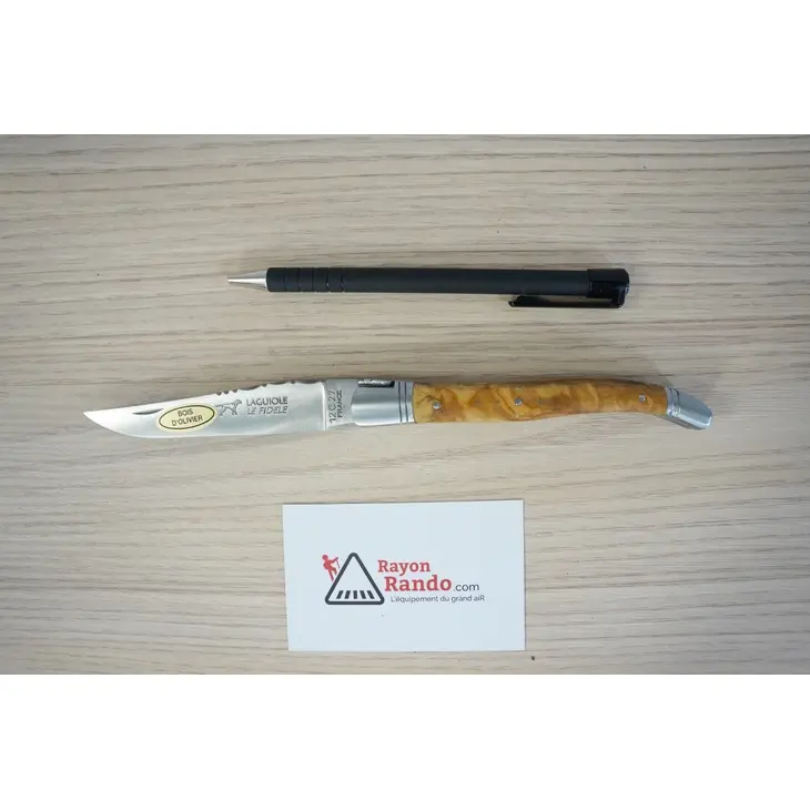Canivete LAGUIOLE LE FIDELE Olivier 12cm Inox 2843
