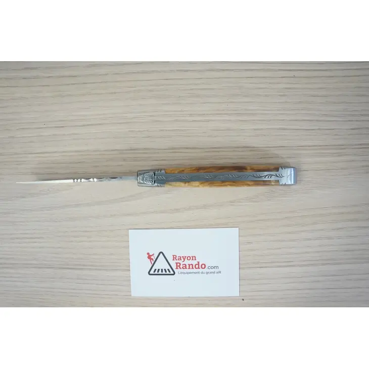 Canivete LAGUIOLE LE FIDELE Olivier 12cm Inox 2843