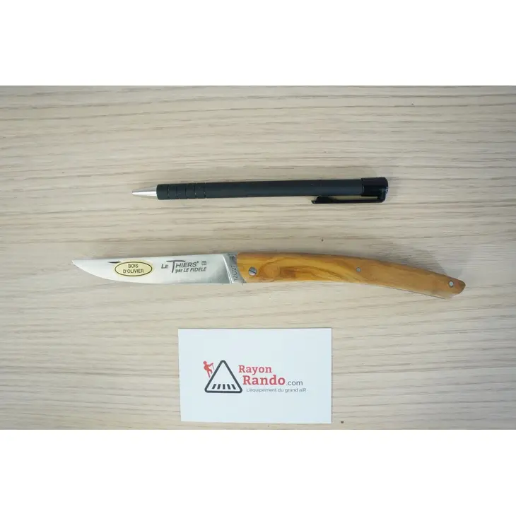 Canivete LE THIERS LE FIDELE Olivier 12cm Inox 3831