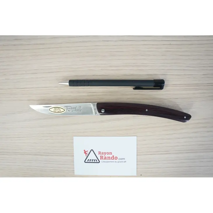 Canivete LE THIERS LE FIDELE Bois De Violette 12cm Inox 3837