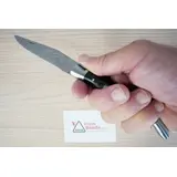 ANT.6 LAGUIOLE MESSER ANTAN HORN MITRE EDELSTAHL MATT 12CM – G. DAVID