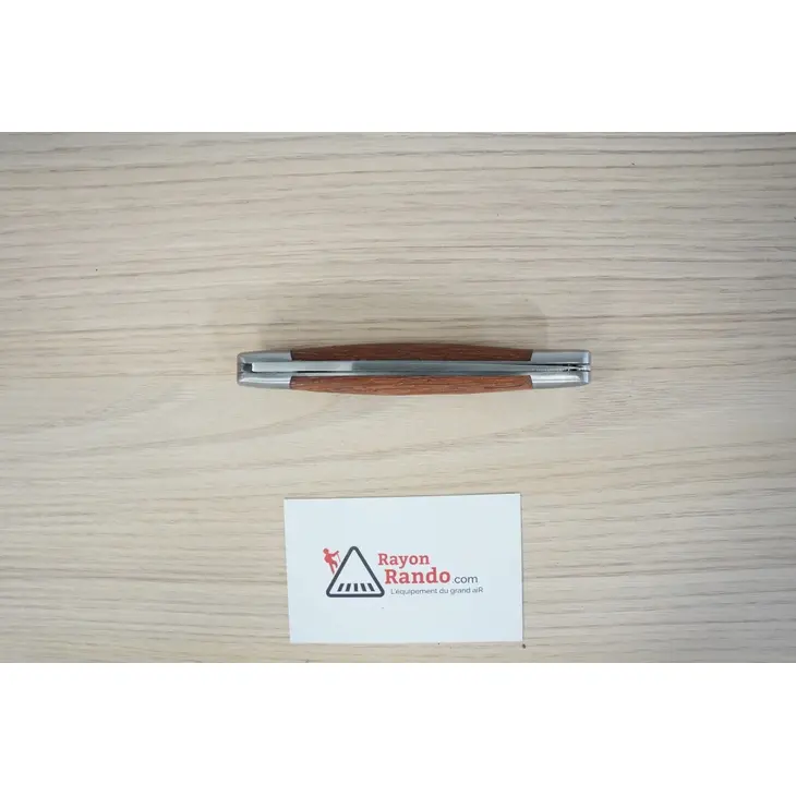 Canivete LAGUIOLE ANTAN Bois De St-Martin Mitres Inox Mat 12cm ANT.17 – G. David