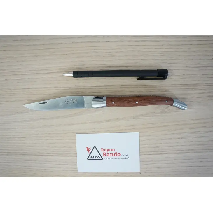 Canivete LAGUIOLE ANTAN Bois De St-Martin Mitres Inox Mat 12cm ANT.17 – G. David
