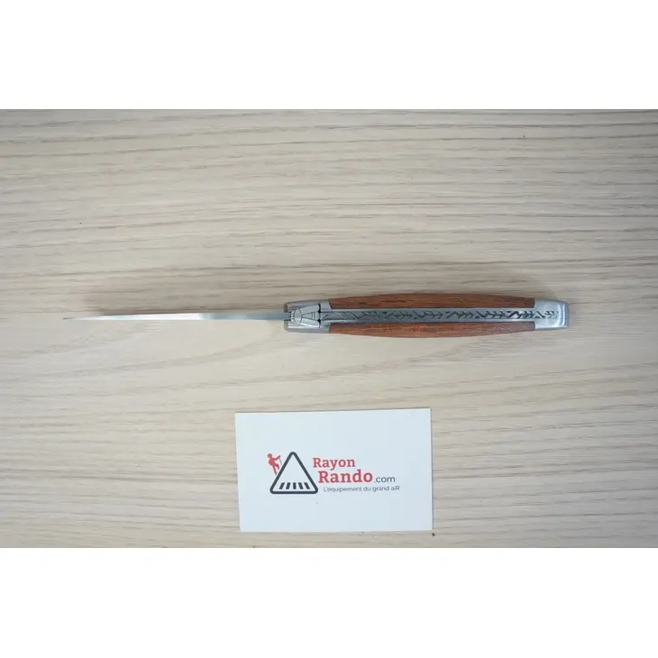 Canivete LAGUIOLE ANTAN Bois De St-Martin Mitres Inox Mat 12cm ANT.17 – G. David