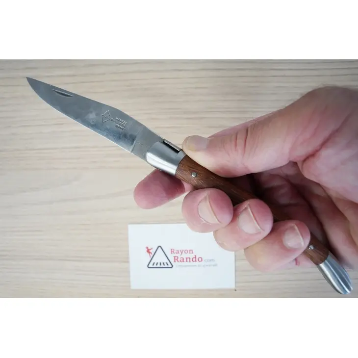 Canivete LAGUIOLE ANTAN Bois De St-Martin Mitres Inox Mat 12cm ANT.17 – G. David