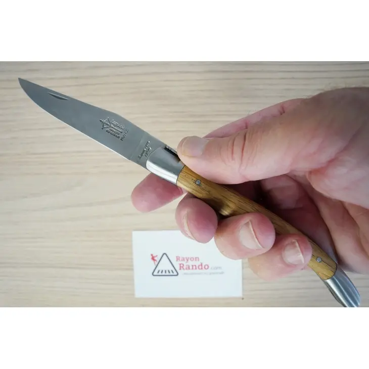 Canivete LAGUIOLE ANTAN Chene De Barrique Mitres Inox Mat 12cm ANT.18 – G. David