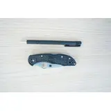 C11PBK MESSER SPYDERCO DELICA 4 SCHWARZ C11PBK