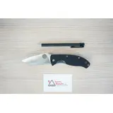 C122GPS SPYDERCO TENACIOUS G10 ZWART HALFGEKARTELD MES