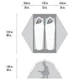LEICHTES WANDERZELT HUBBA HUBBA LT 2P – Msr