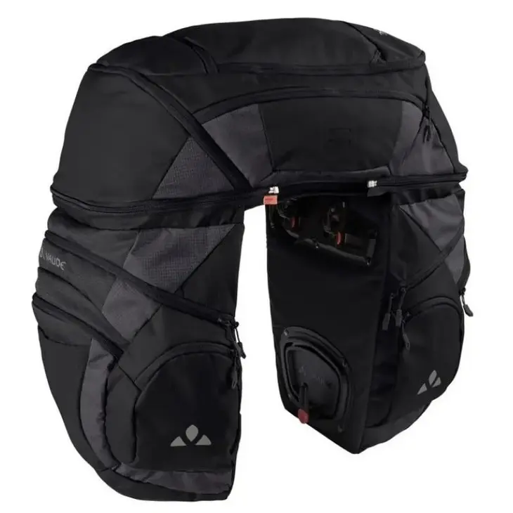 Borse posteriori per bicicletta Karakorum pro black – Vaude