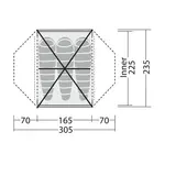 Tenda da trekking Lodge 3 light – Robens