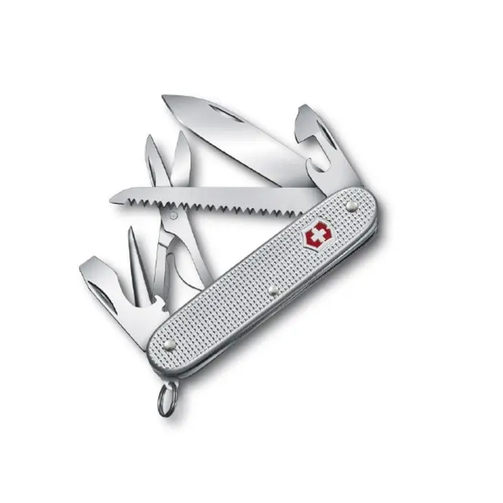 0.8271.26 SCHWEIZER MESSER VICTORINOX FARMER X ALOX GRAU