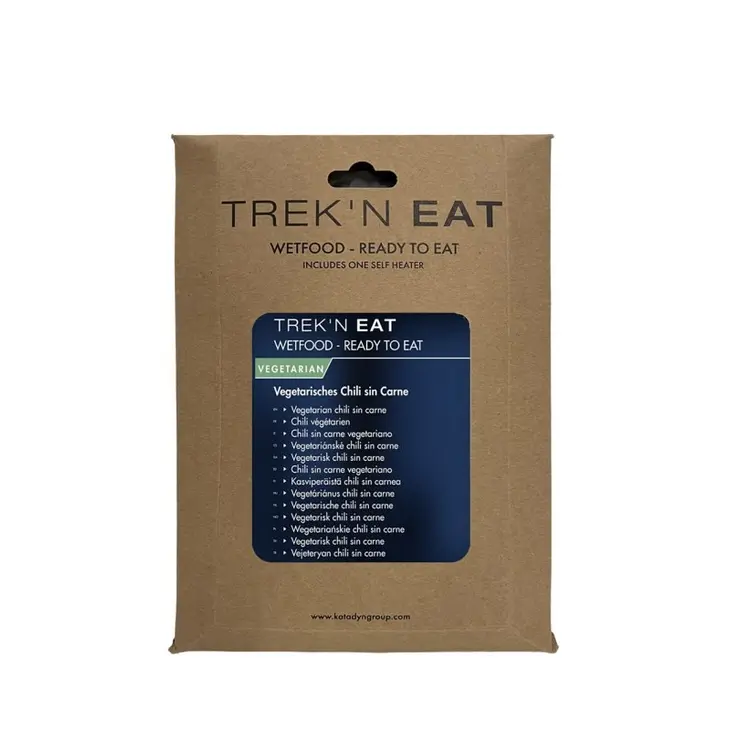 Plato autocalentable de chili vegetariano – Trek'n Eat