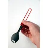 Cuillère-fourchette pliable (rouge) – Msr